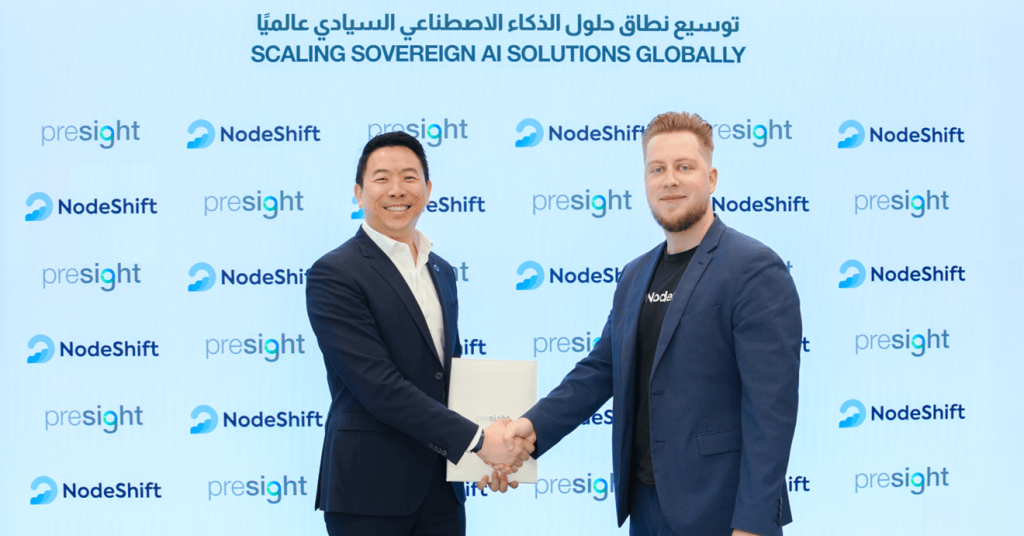 شراكة استراتيجية بين بريسايت وNodeShift لتوسيع نطاق حلول الذكاء الاصطناعي السيادي عالمياً