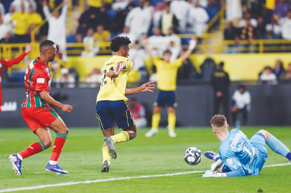 النصــر يـعـــزز صــدارتـــه بنقــاط الاتفــاق