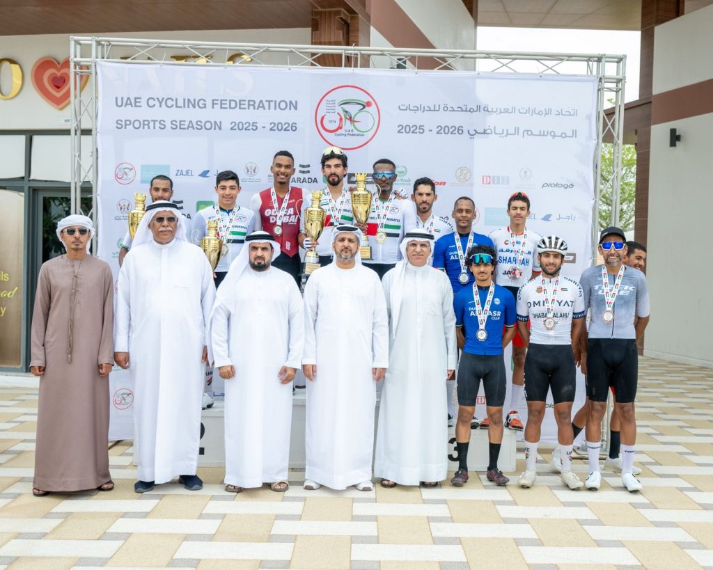 “المطيوعي” بطلًا لسباق الدولة لدراجات الطريق في العين