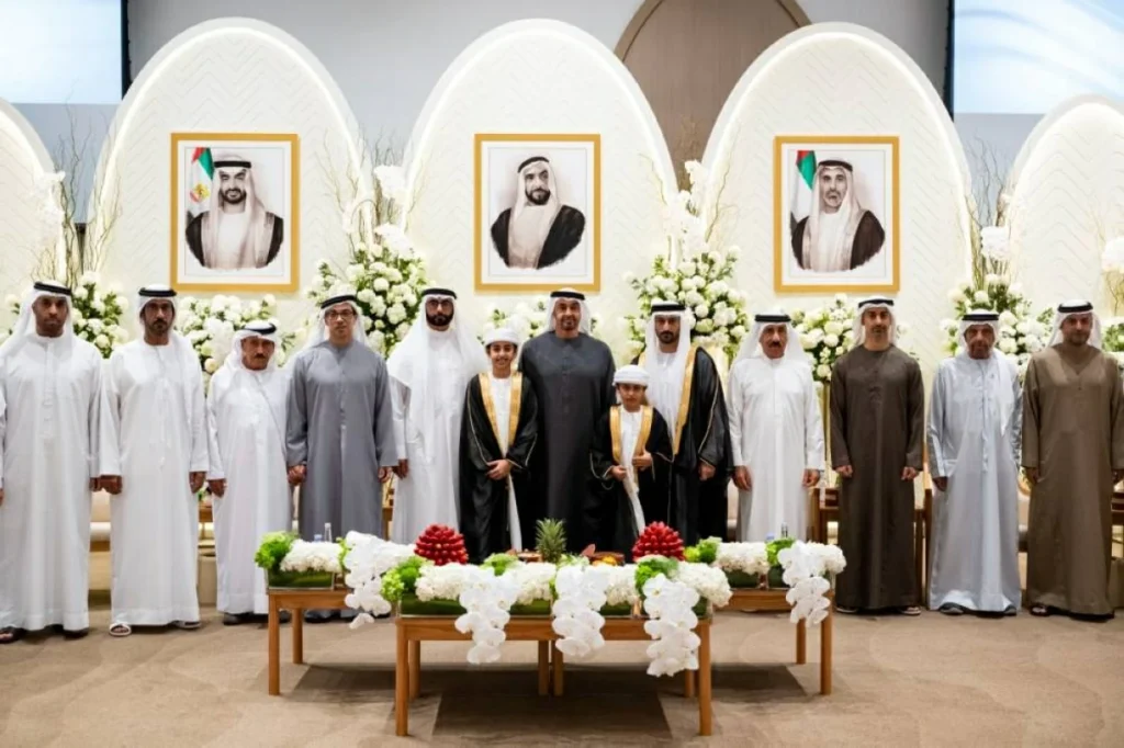 محمد بن زايد يحضر أفراح الكمدة والبواردي