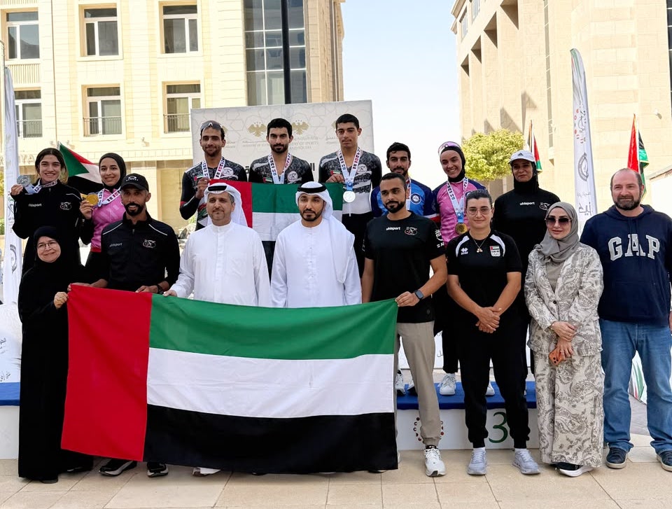الإمارات تحصد 7 ميداليات جديدة في البطولة العربية للدراجات بسوريا